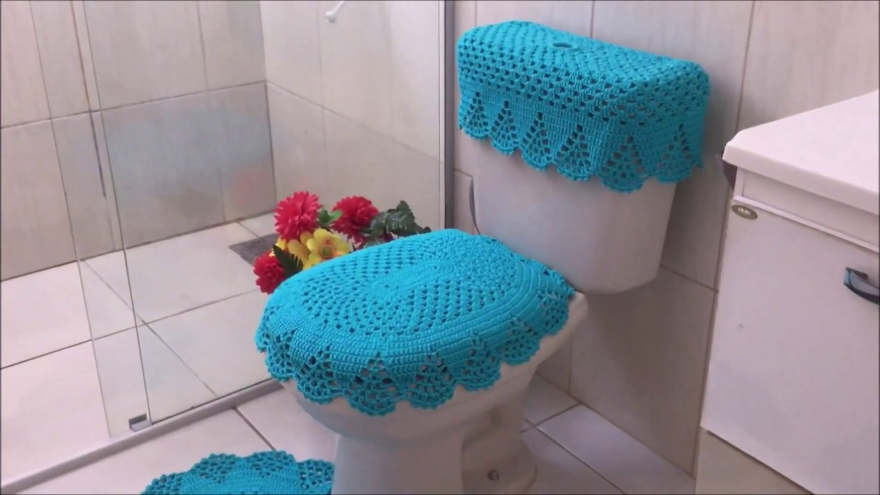 TAMPA DO VASO # JOGO DE BANHEIRO LAURA