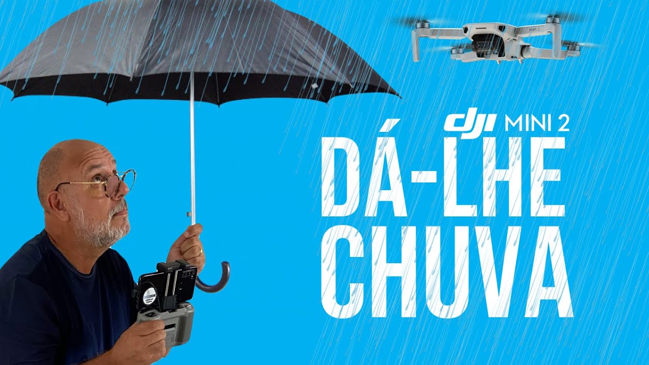 VOAR na CHUVA com o MAVIC Mini, dá? A técnica é a mesma para DJI MINI 2 e MINI SE