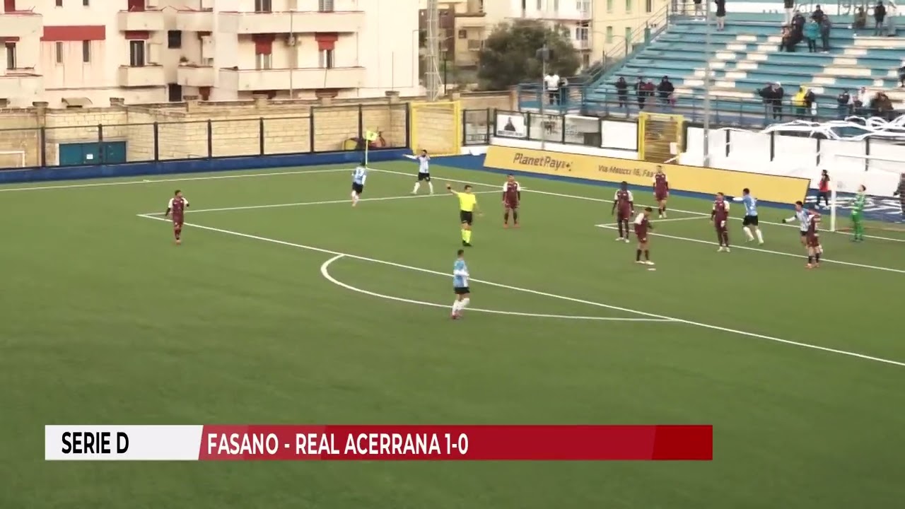 1 FEBBRAIO 2026 - SERIE D: FASANO - REAL ACERRANA 1-0