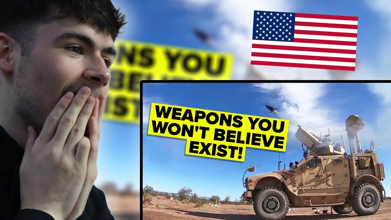 BRITS React to The INSANE Weapons of U.S. Military