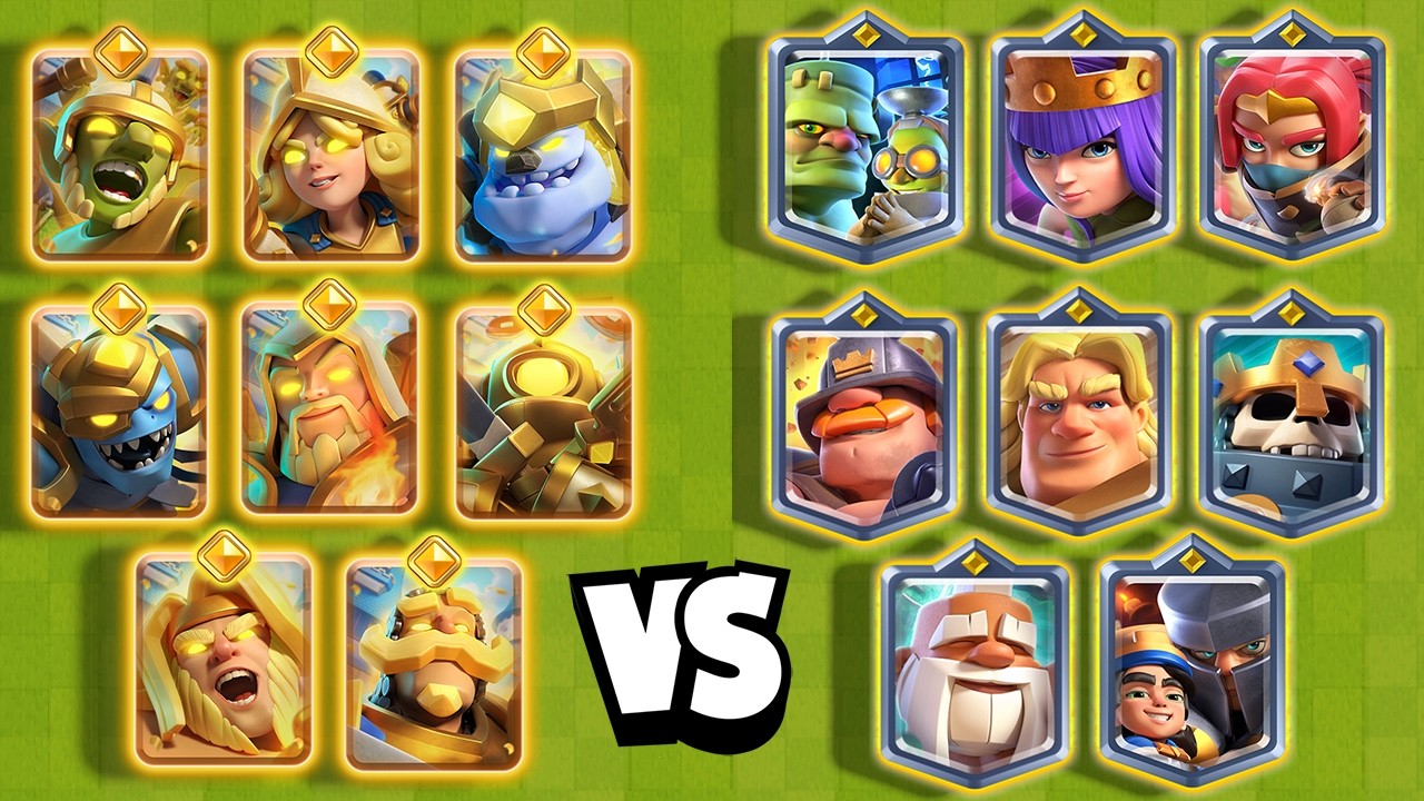 NUEVOS HEROES vs CAMPEONES | CUAL ES mas FUERTE? | Clash Royale