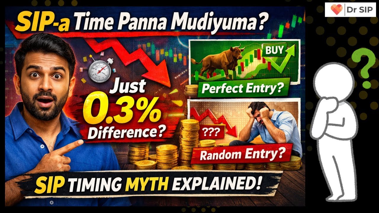 SIP-a Time Panna Mudiyuma? 📉 Just 0.3% Difference! | SIP Timing Myth Explained | Dr SIP