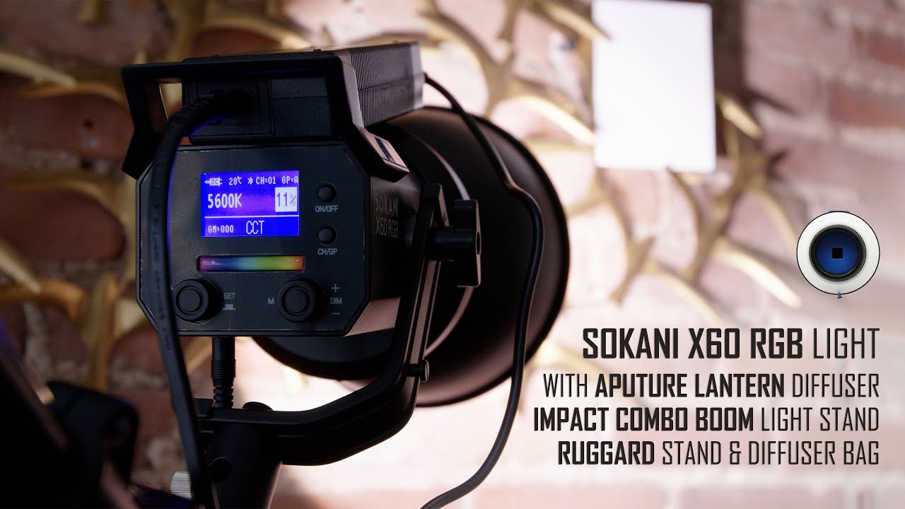 Sokani X60 RGB Light, Impact Light Stand, Aputure Lantern & Ruggard Bag Review