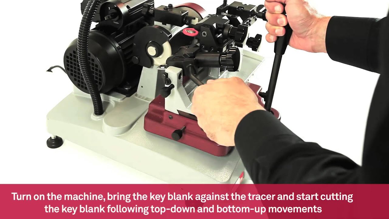 Professional key cutting machine for short bit keys | Keyline 204