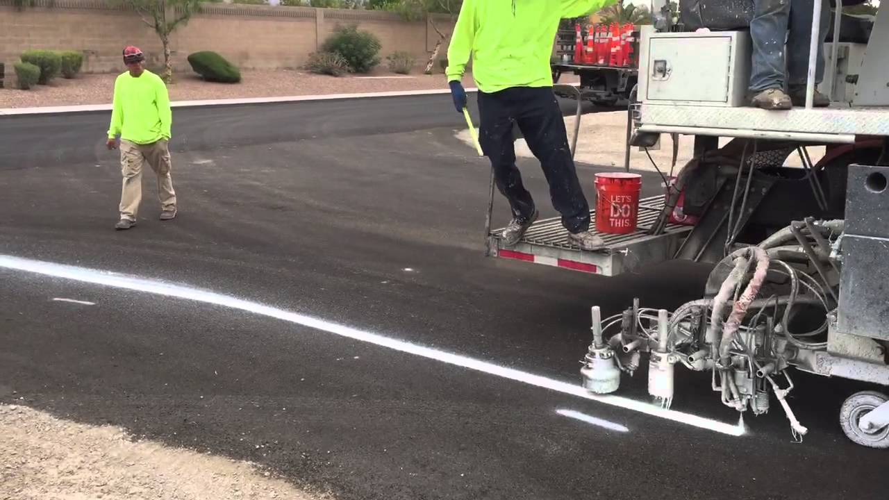 Highway striping