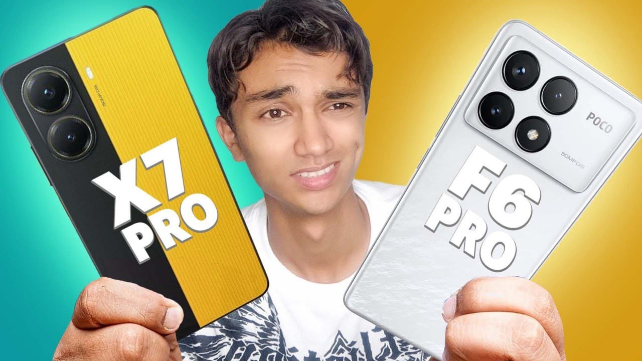 جنگ جهانی راه انداختم🗿😆 Poco X7 pro vs Poco f6 pro