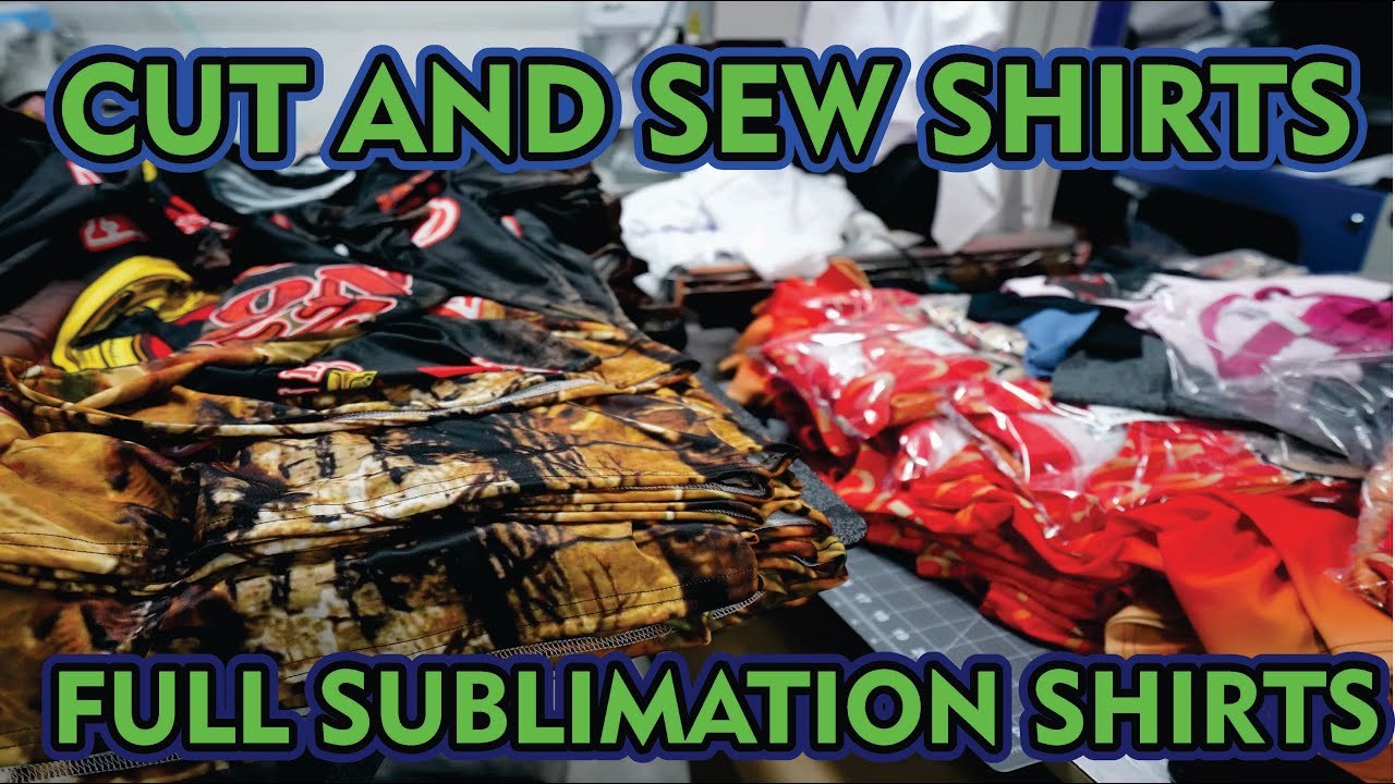80 CUT SEW FULL SUBLIMATION SHIRTS IN 2 DAYS