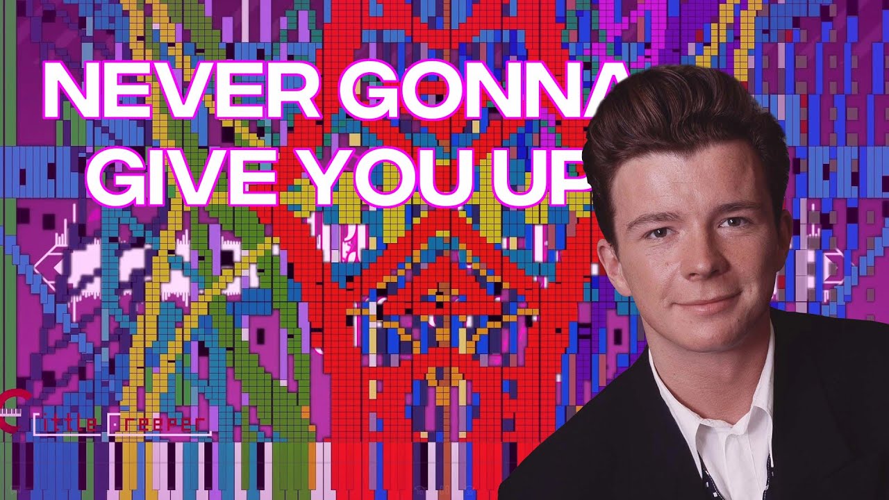 [Black MIDI]Rick Astley - Never Gonna Give You Up 520 kilo