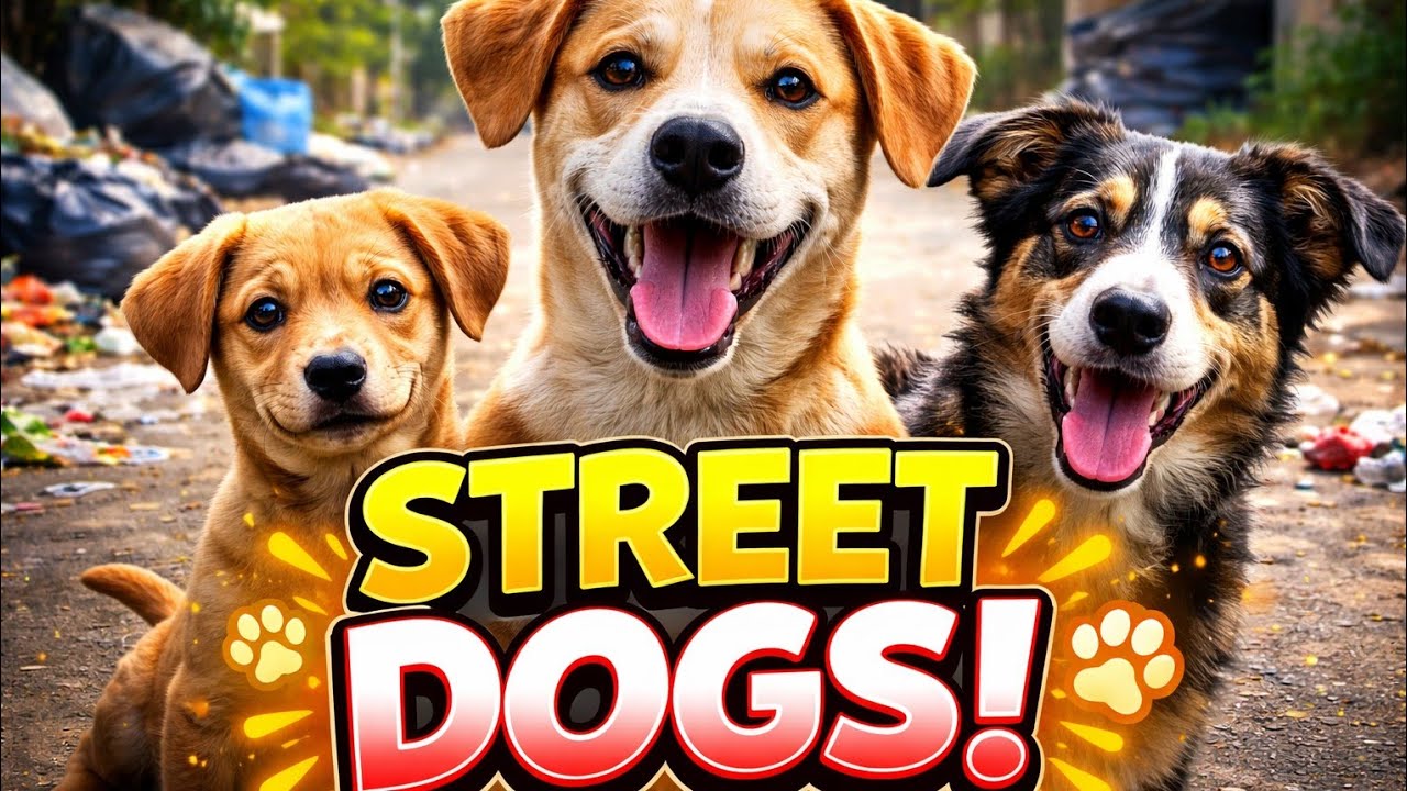 आवारा कुत्तों की खासियत 🐕♥️😃 #animal #street dog's #dog 