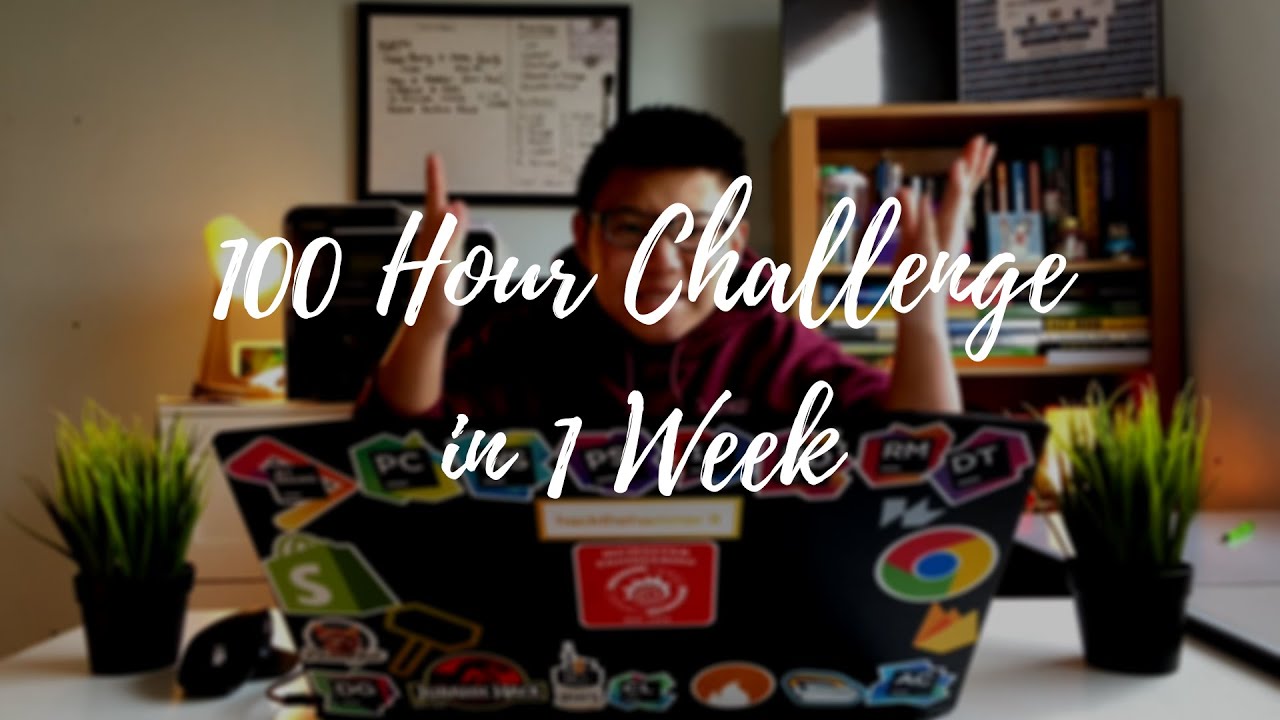 How I Spent 100 Productive Hours In A Week | #100HourChallenge
