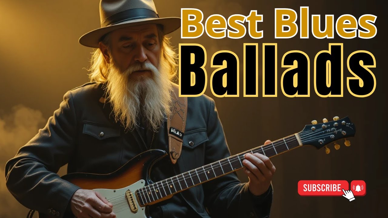 Whiskey & Rain: Deep Blues Music Playlist 💧| Reflective Blues Guitar Live Show 🎸|