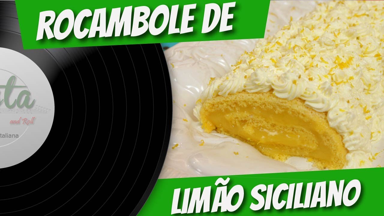 ROCAMBOLE DE LIM&Atilde;O SICILIANO | PASTA AND ROLL
