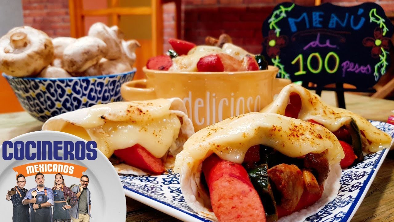 Receta: Alambre de salchicha | Cocineros Mexicanos