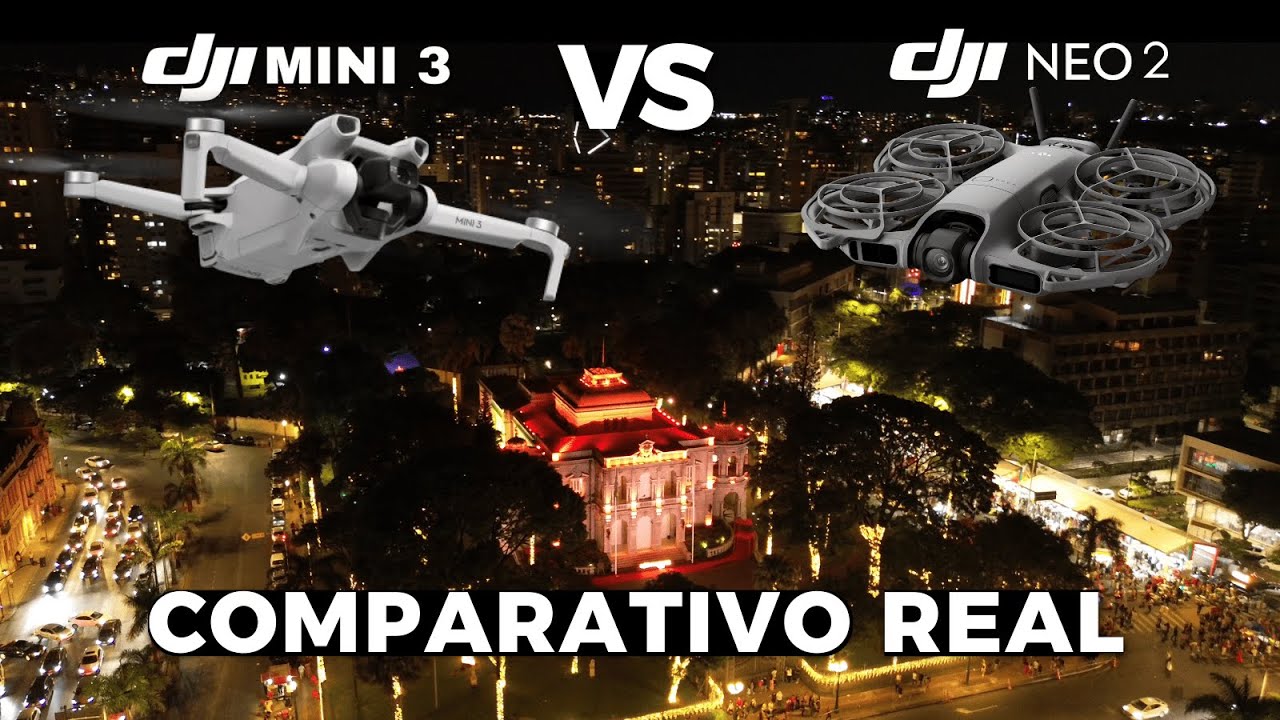 DJI NEO 2 vs DJI MINI 3 | TESTE REAL DE IMAGEM? O RESULTADO SURPREENDE!