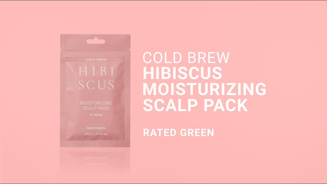 RATED GREEN | COLD BREW 'HIBISCUS MOISTURIZING' SCALP PACK (Eng)