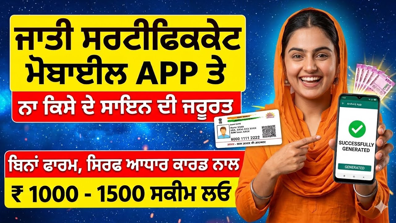 How to Apply for SC Caste Certificate on Mobile App (2026 Guide)