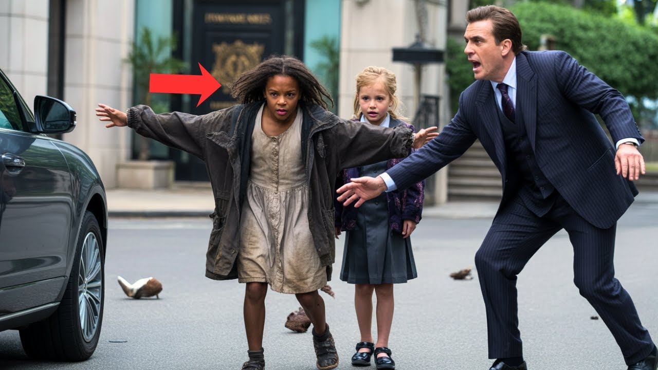 Billionaire Sees a Homeless Girl Protect His Daughter — What He Did Next Changed Everything