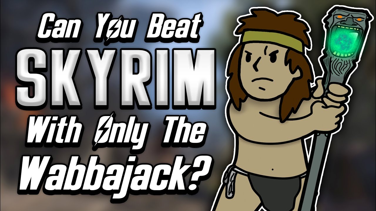 Can You Beat Skyrim With Only The Wabbajack?