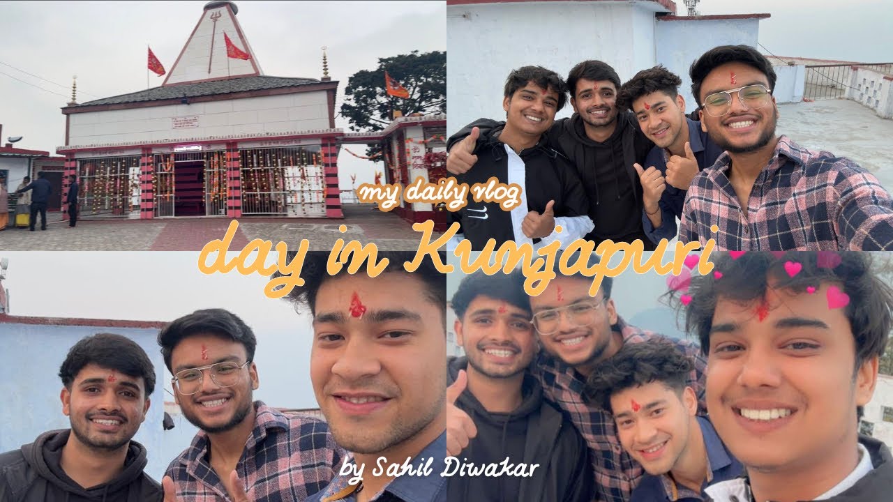 We went to kunjapuri temple  🥹✨| best devotional place near Rishikesh , narendra nagar.