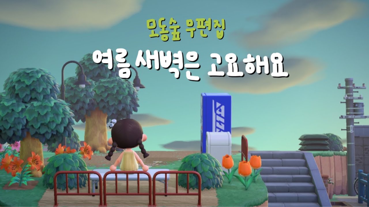 여름 새벽은 고요해요 | 모동숲 일상 무편집 ASMR