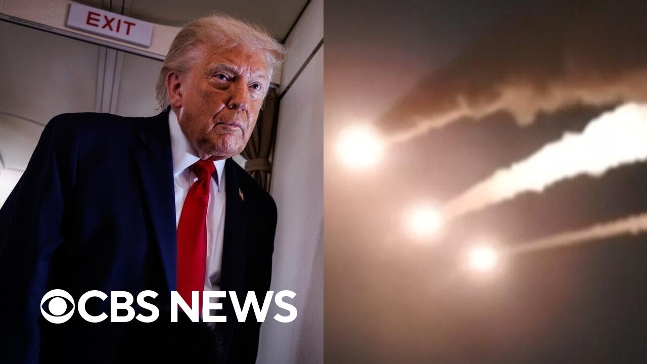 Trump reacts after Israel and Iran exchange strikes