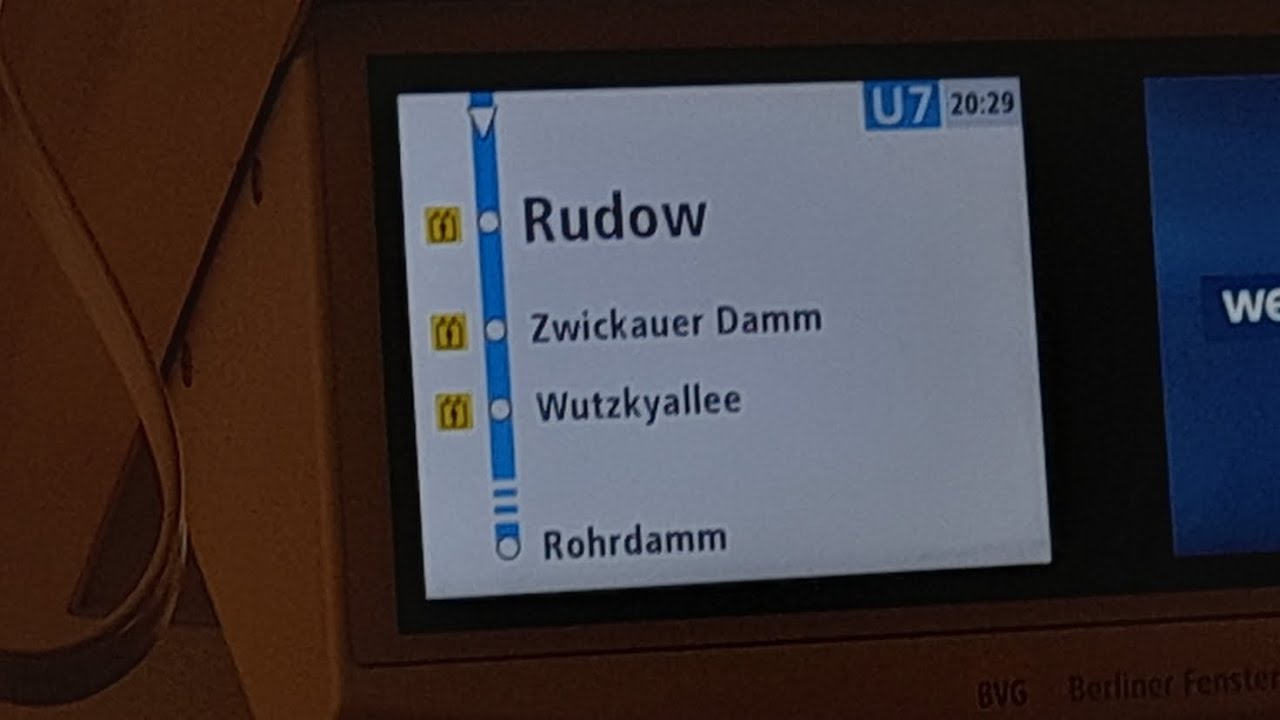 Mitfahrt in der U7 von Rudow bis Rohrdamm im H01 5031-4