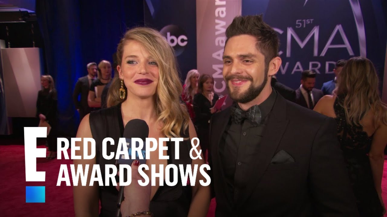 Thomas Rhett Gushes Over Kids & Family at 2017 CMAs | E! Red Carpet & Award Shows