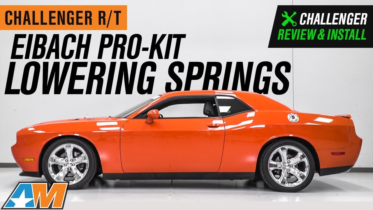 2011-2019 Challenger R/T Eibach Pro-Kit Lowering Springs Review & Install