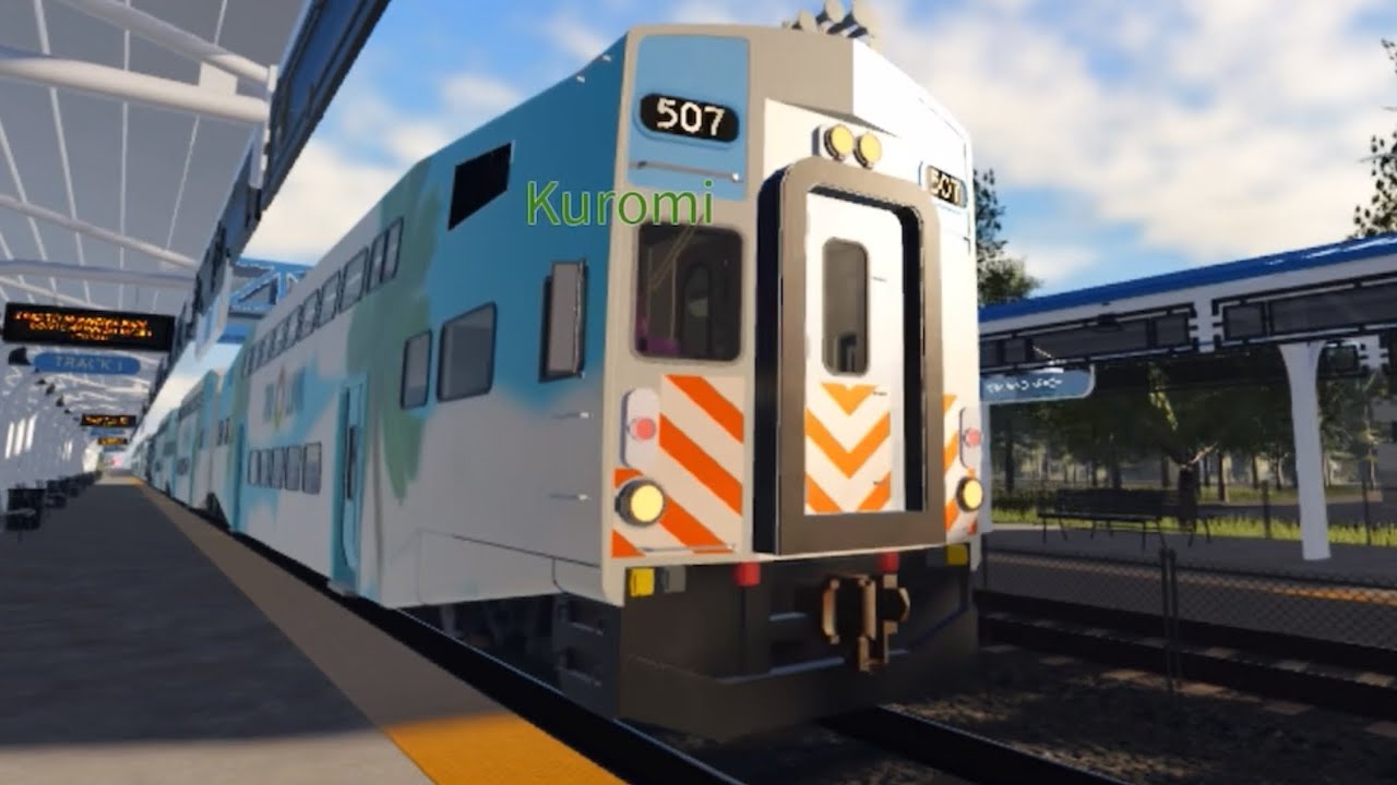 Railfanning in Roblox, RSU. 