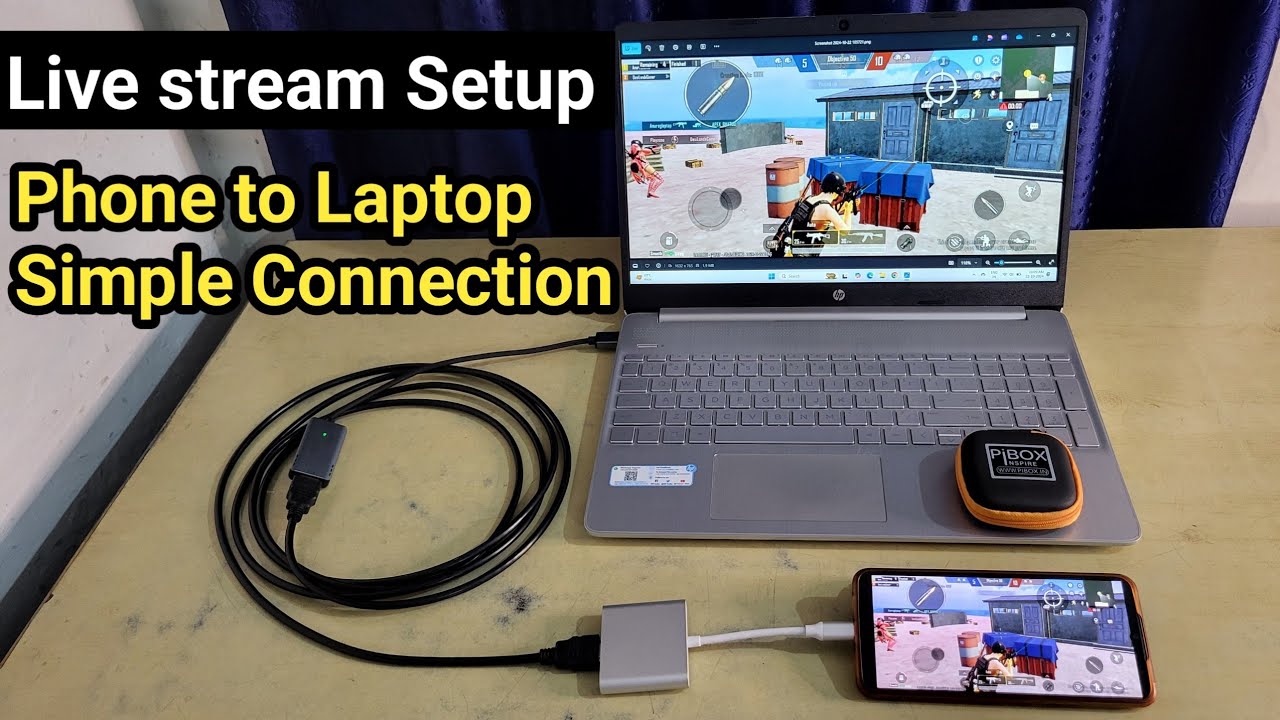 live stream connection kaise hota hai | Phone se live stream connection | pibox capture card