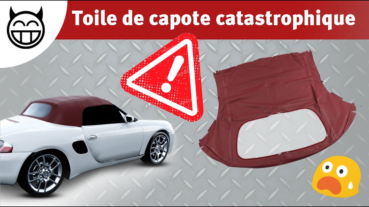 Toile de capote aftermarket catastrophique - Boxster 986