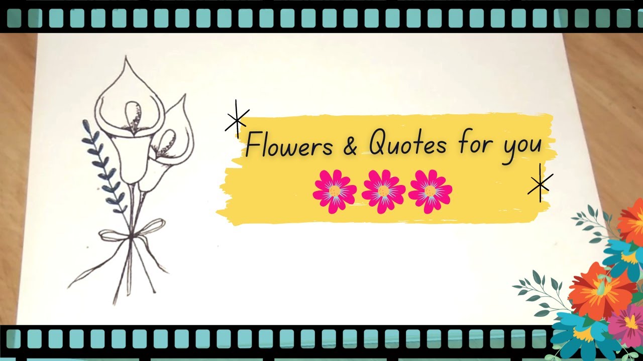 Zentangle Flowers + Quotes For You | Simple Floral Card Ideas | Freedom Page