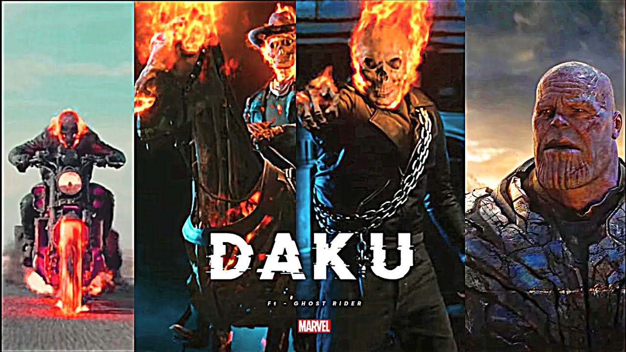DAKU Ft. GHOST RIDER 🥵⚡ || WhatsApp Attitude Status Edit || Ghost Rider Status || MCU || Attitude