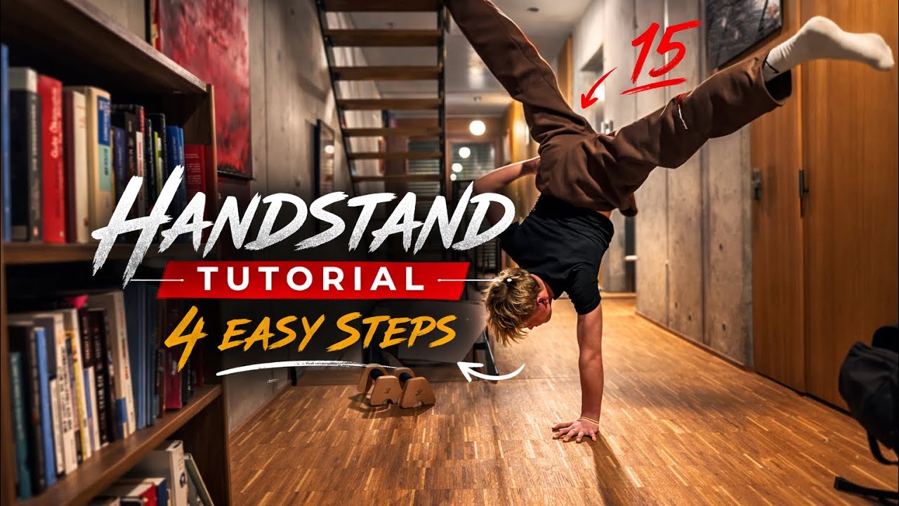 Handstand in nur 4 Schritten - 15 zeigt wie es GEHT