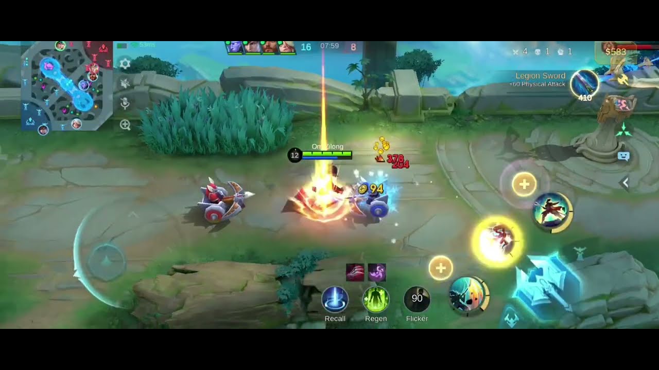 Tutorial Gameplay Om Zilong in Land of Down | Om Zilong