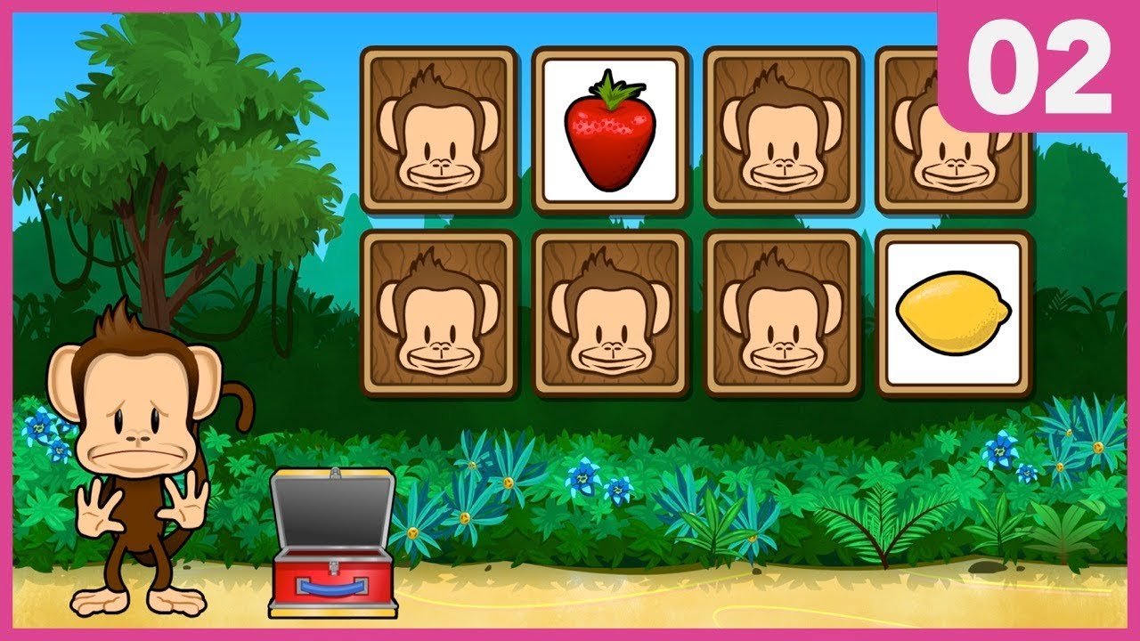 Monkey Preschool Lunchbox Gameplay #2 | Learn Colors, Fruit Names, Collect Stickers and more