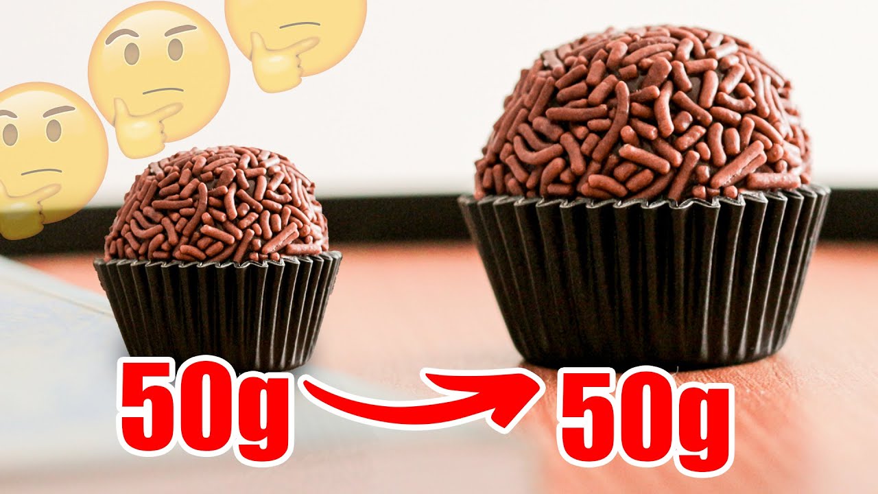 Como fazer um DOCE PARECER MAIOR do que ele REALMENTE É?