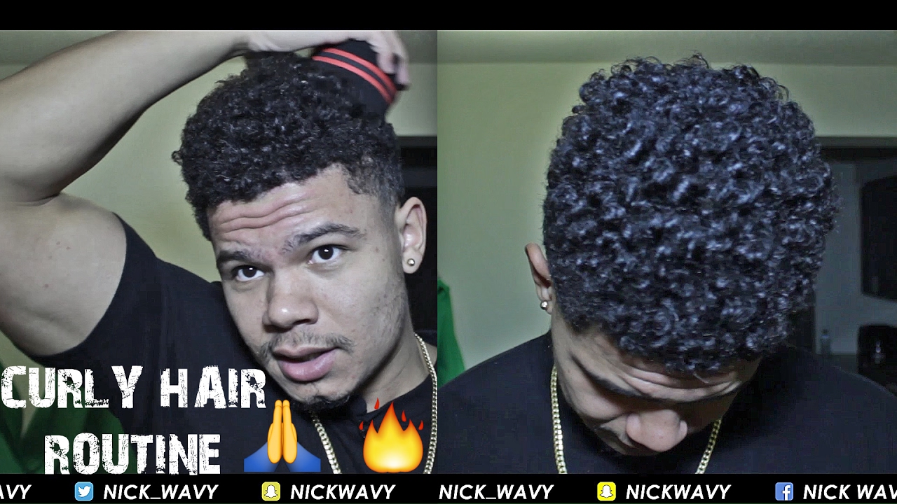 🙏MY 2017 DAILY CURLY HAIR  ROUTINE🙏