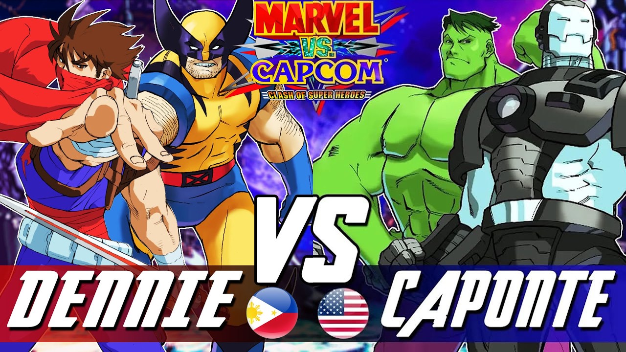 Marvel Vs Capcom:🔥dennie22 Vs Caponte🔥| High Level Gameplay.