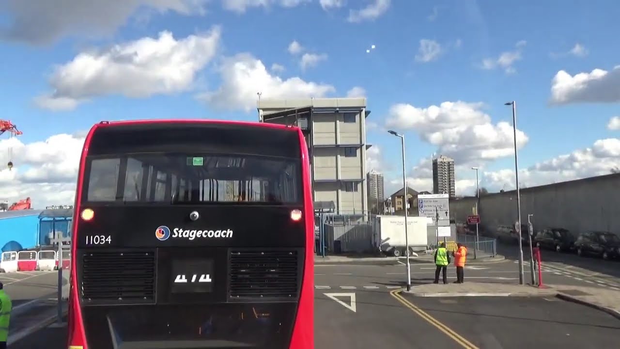 Route 474 Bus Canning Town Barking Road to Manor Park (fast journey)