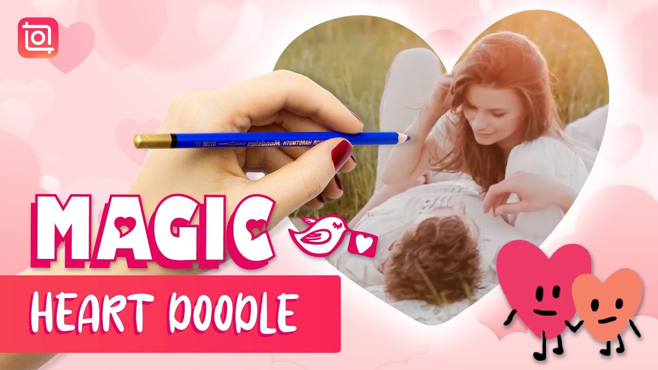 Create a Magic Heart Doodle Valentine's Day Video (InShot Tutorial)