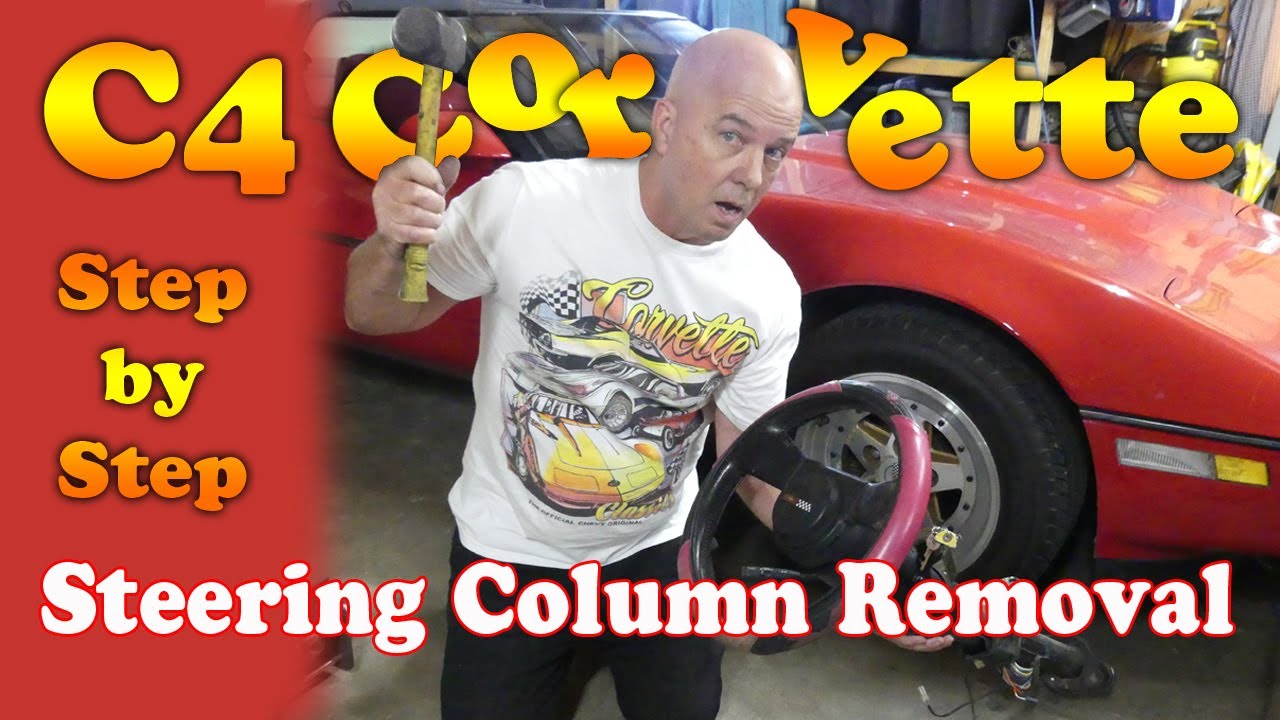Снятие рулевой колонки Corvette C4 шаг за шагом!