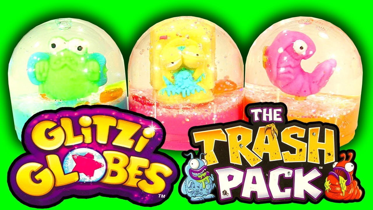 Glitzi Globes Trash Pack Mash Up How To Make Snow Globe Trashies Toy Hack & Fan Prize