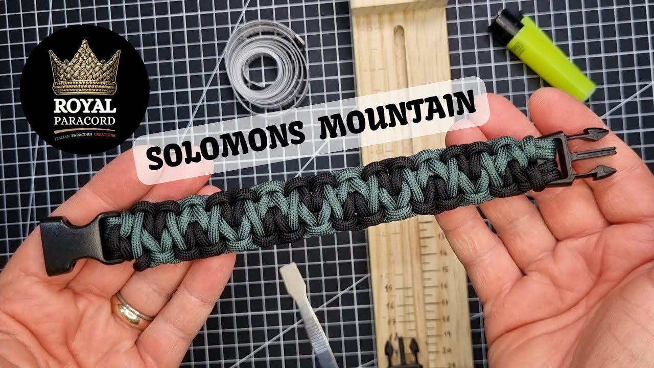 Bracciale Paracord SOLOMONS MOUNTAIN Paracord Bracelet