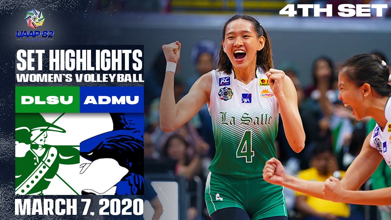 DLSU vs. ADMU - March 7, 2020 | Set 4 Highlights | UAAP 82 WV