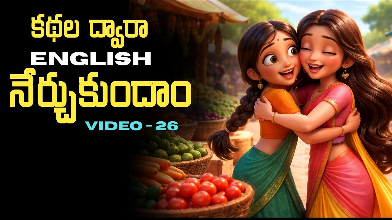 Learn English through Stories in Telugu 26 | కథల ద్వారా ఇంగ్లీష్ | సాయి స్పోకెన్ ఇంగ్లీష్.