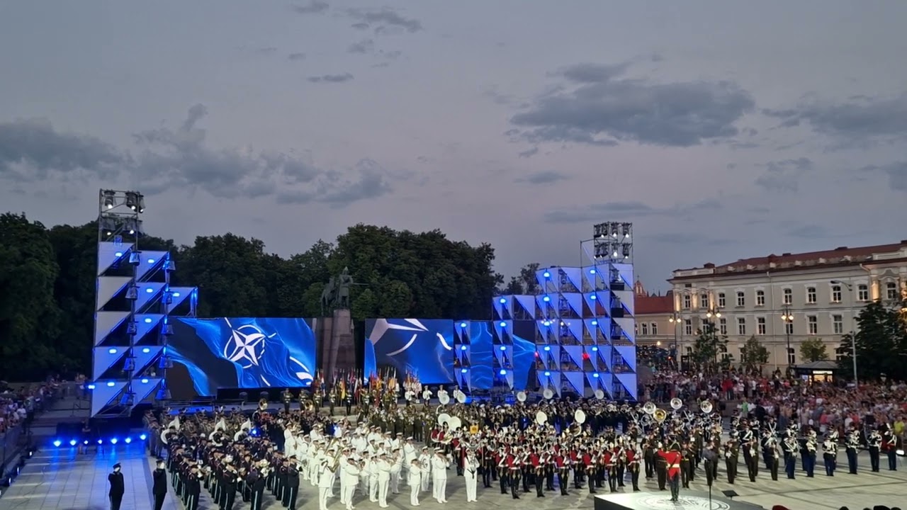 Nato anthem in Vilnius