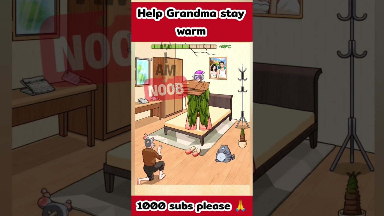 Help Grandma stay warm | level-86 | Nightmare Puzzle games #gaming #puzzle