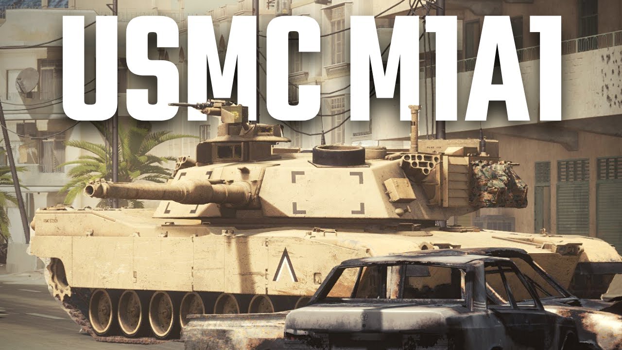 M1A1 Abrams Intense Urban Fighting in Fallujah | Squad 50 vs 50