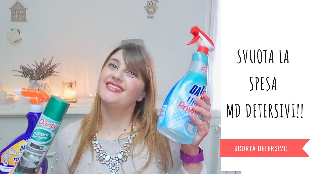 SVUOTA LA SPESA MD!! ALTRA SCORTA DI DETERSIVI!!